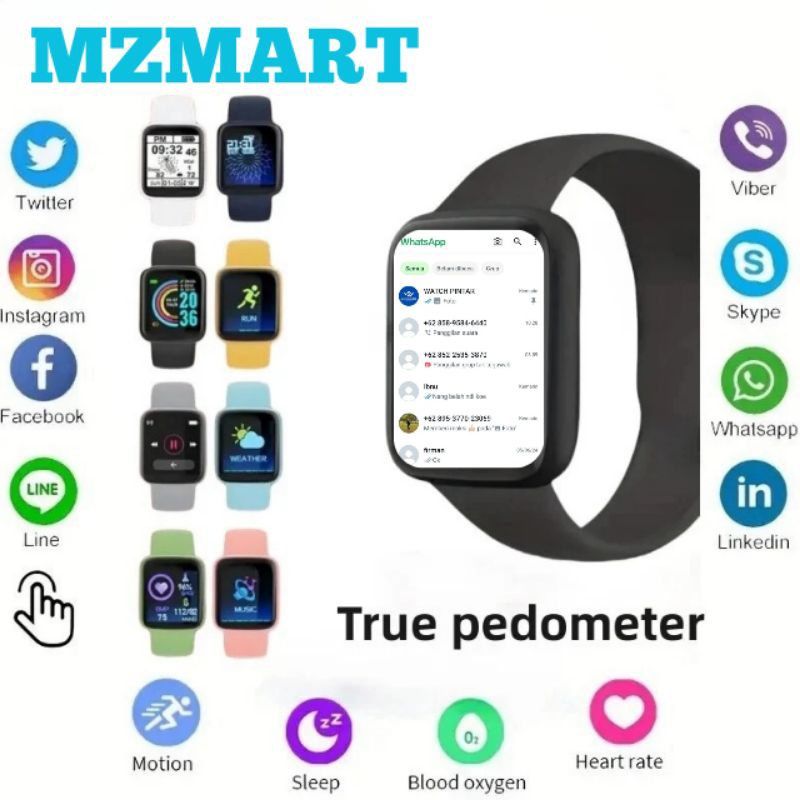 Jam Tangan Hp Pintar Android Digital Smartwatch Imo Anak Pria Wanita Dewasa Sport Bluetooth Notif Wh