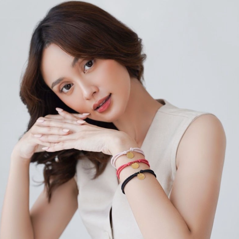 KODE Y56Q Gelang Emas Twilly  6 K  8 K   Anti Air  Bisa Custom Nama Foto  Gambar  Water Resistant Go