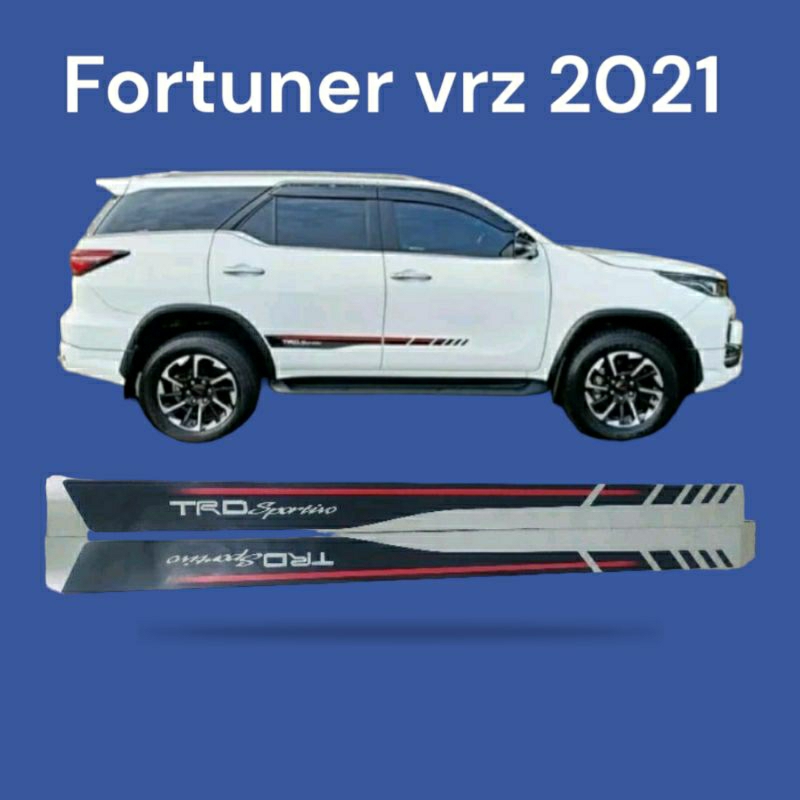 Stiker TRD sportivo fortuner vrz 2021/stiker toyota fortuner 2021