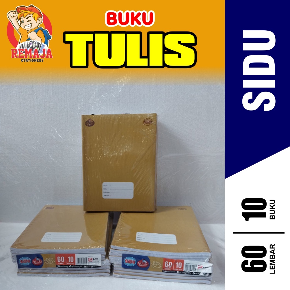 

KODE Q74J BUKU TULIS SIDU SAMPUL COKLAT ISI 6LBR PER PAK ISI 1 BUKU