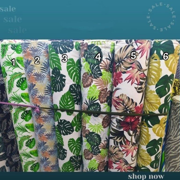 KODE D1B Promo 1212 Sale Kain kanvas Kain kanvas motif Kain canvas motif Kain kanvas meteran bahan k