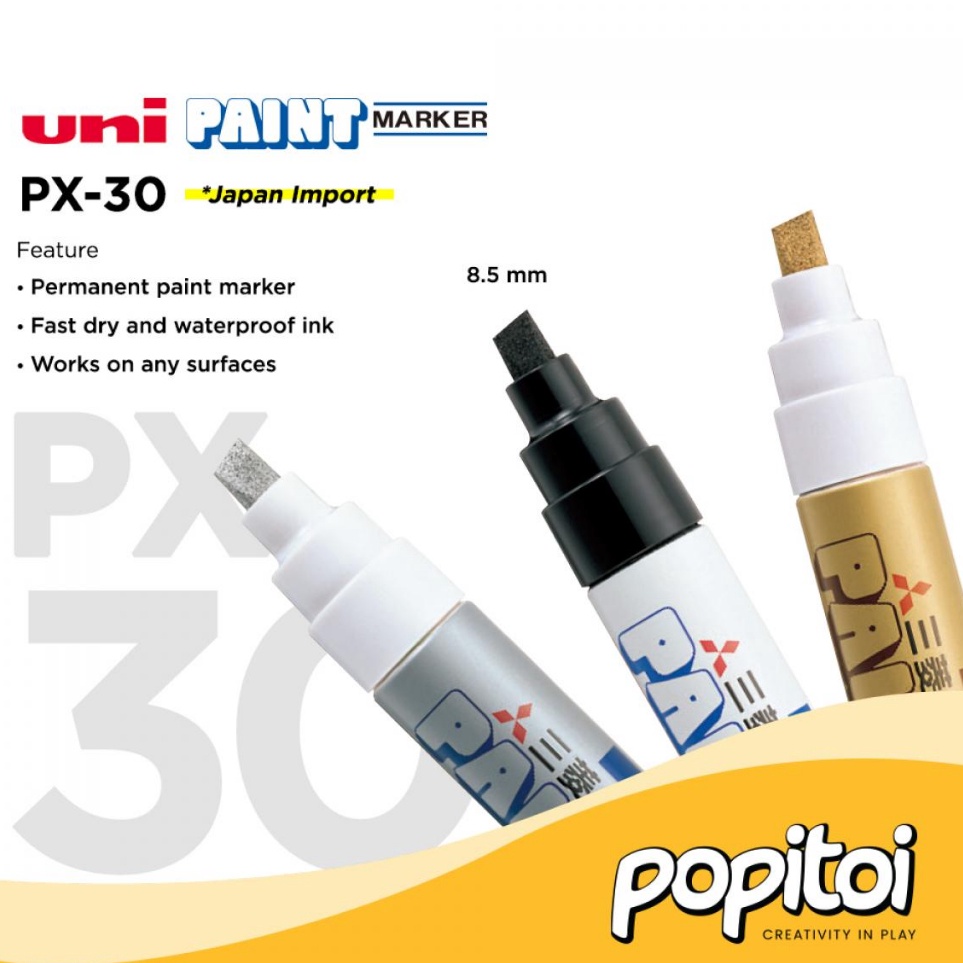 

UNI Mitsubishi Paint Marker PX3 PX3 Permanen Spidol Cat Oil Based n V3M4