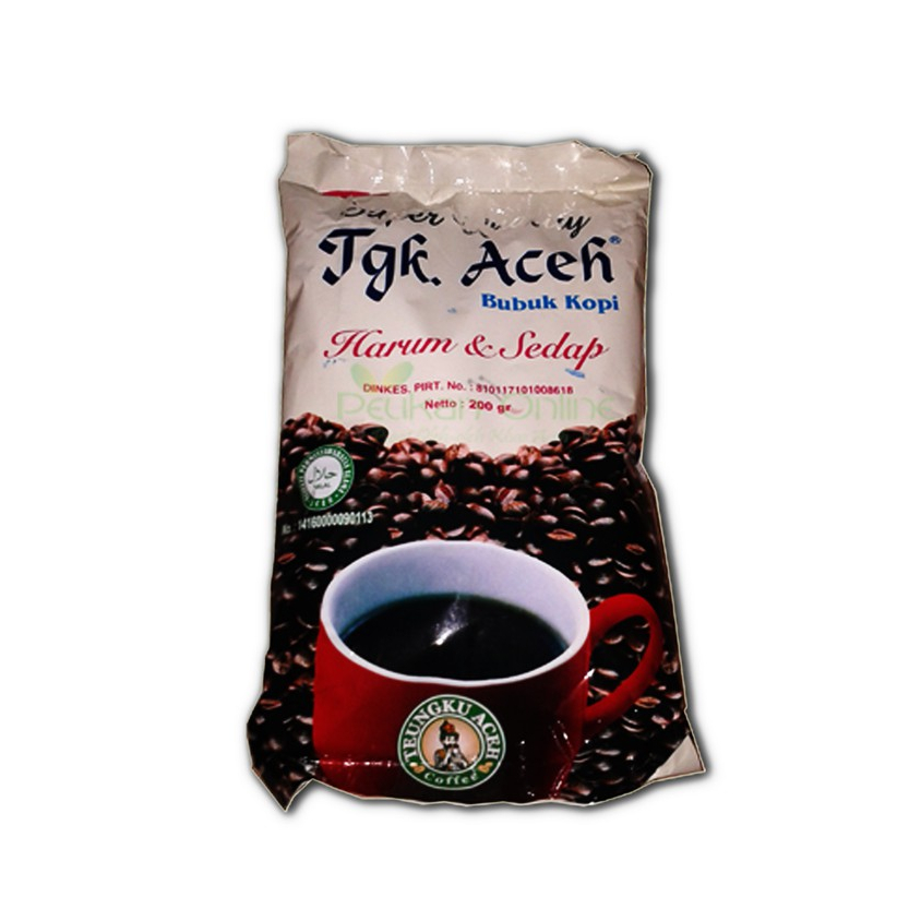 

Bubuk Kopi Tengku Aceh 200 gr - Tgk. Aceh Ulee Kareng Harum dan Sedap