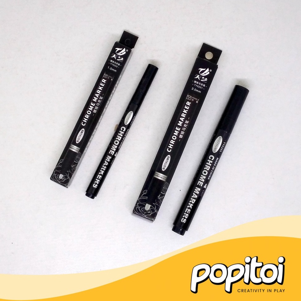 

Liquid Silver Chrome Marker Molotow Gundam Gunpla Mokit Plate Metallic Pen h CB3