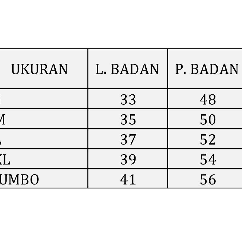 KODE C65L LENT  Kaos BIMBA AIUEO super keren