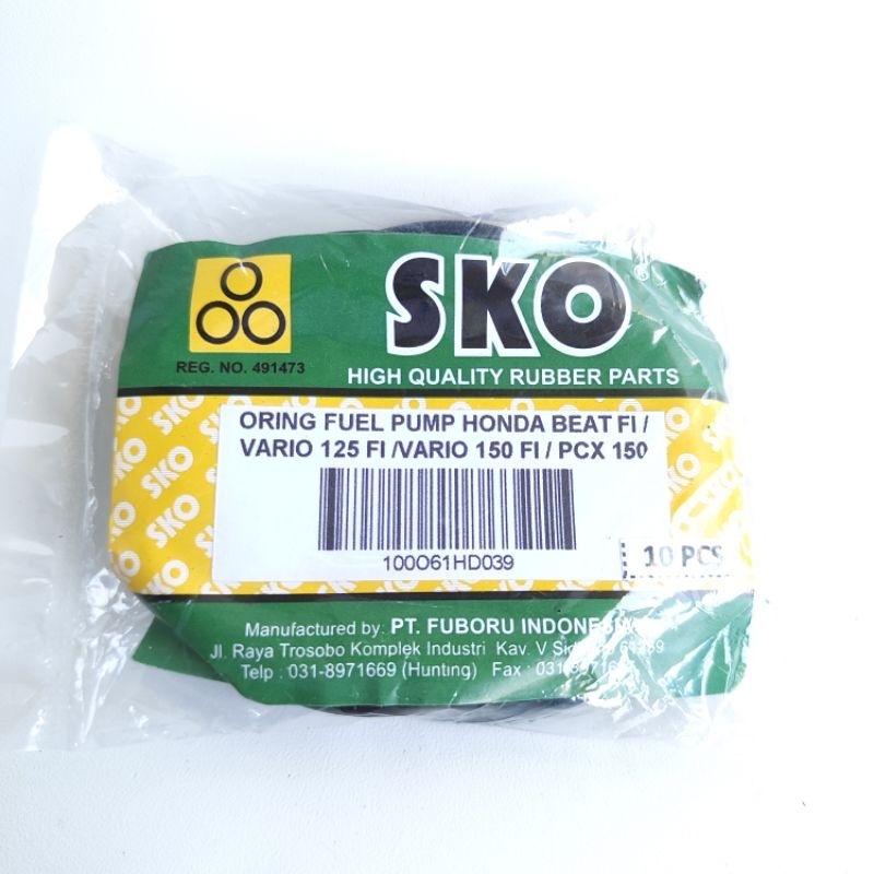 O RING ORING FUEL PUMP MERK FUBORU