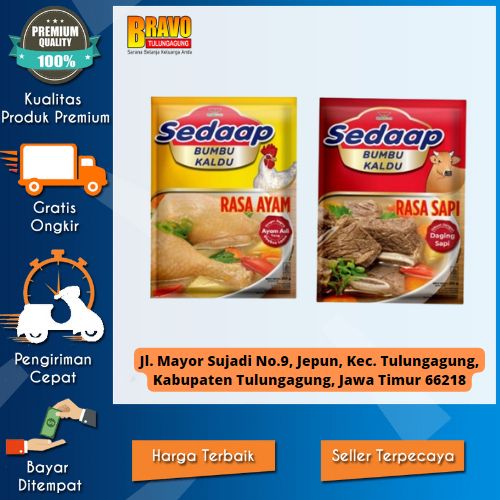 

Bravo Supermarket Tulungagung - Sedaap Bumbu Kaldu 250gr