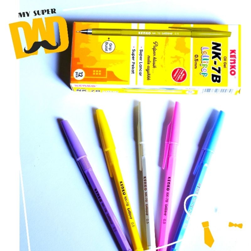 

SATUAN.BOLLPOIN KENKO NK-7B 0.5mm LOLLIPOP OIL GEL