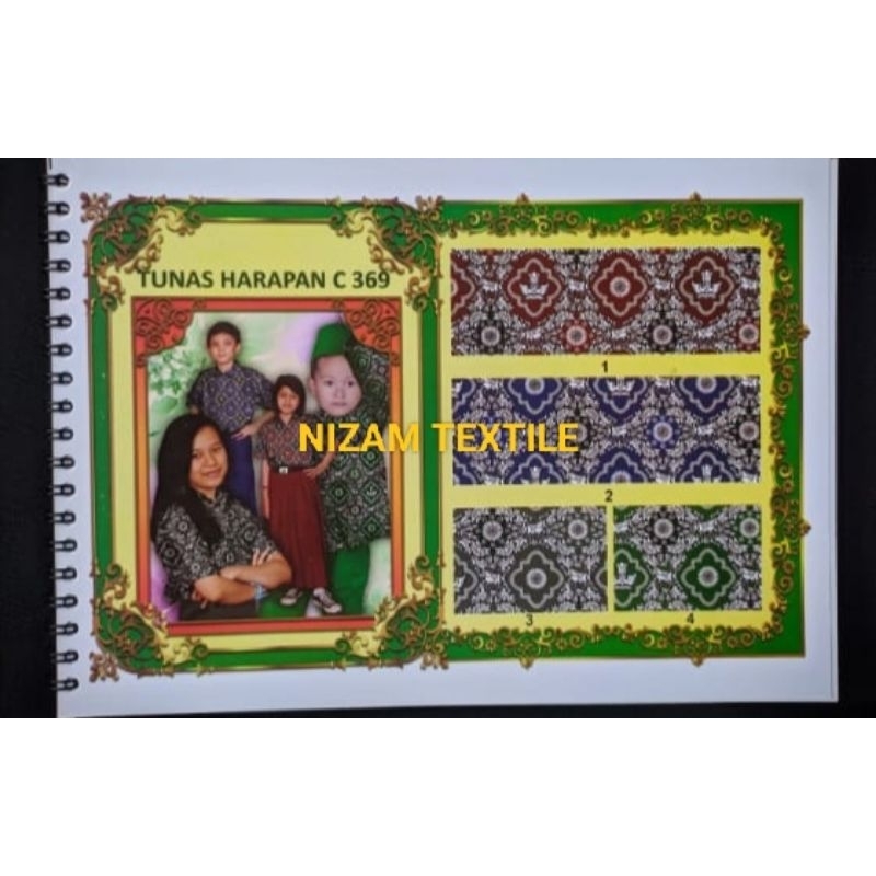 KAIN BATIK SEKOLAH MOTIF TUNAS HARAPAN HARGA PER SATU METER