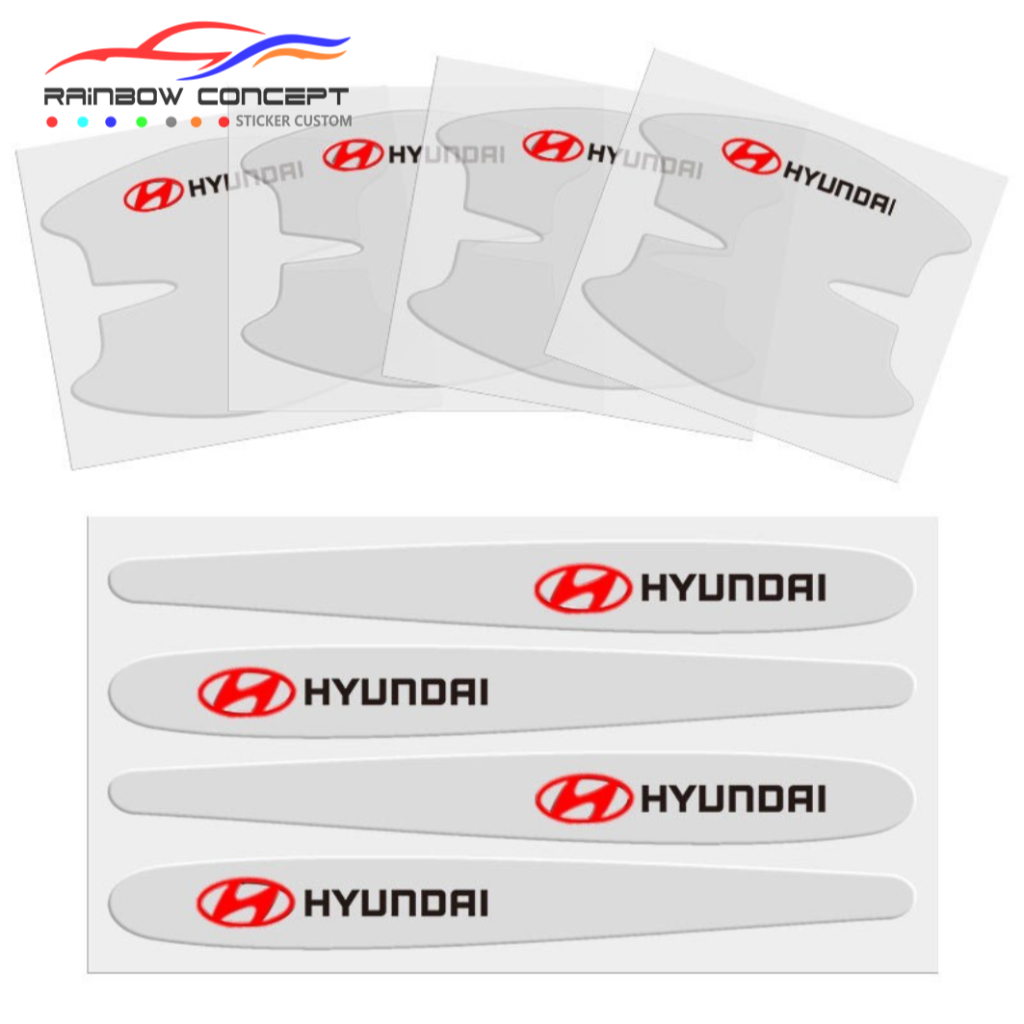 HYUNDAI STARGAZER CRETA IONIQ ANTI GORES GAGANG PINTU MOBIL HYUNDAI 8PCS SEPAKET