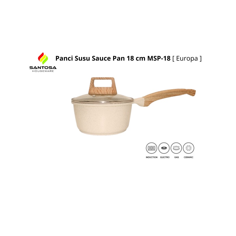Panci Susu Sauce Pan 18 cm MSP-18 [ Europa ]
