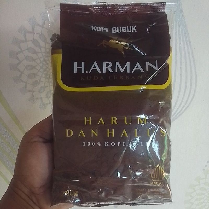 

Kopi Bubuk Asli Padang Minang H. Arman 200gr Cap Kuda Terbang