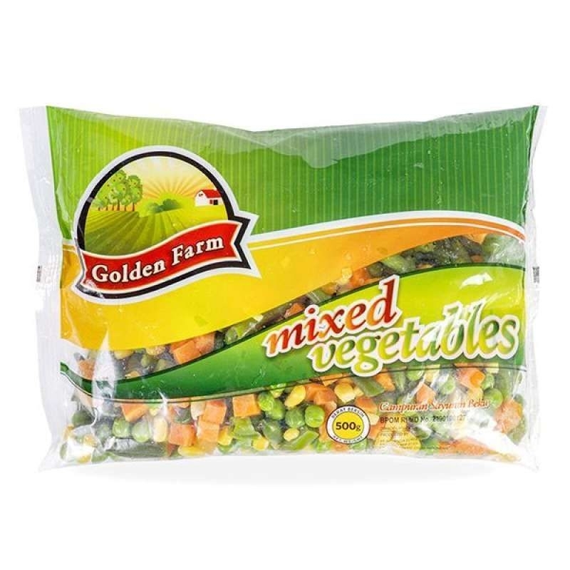 

mix vegetable golden farm 500 grm