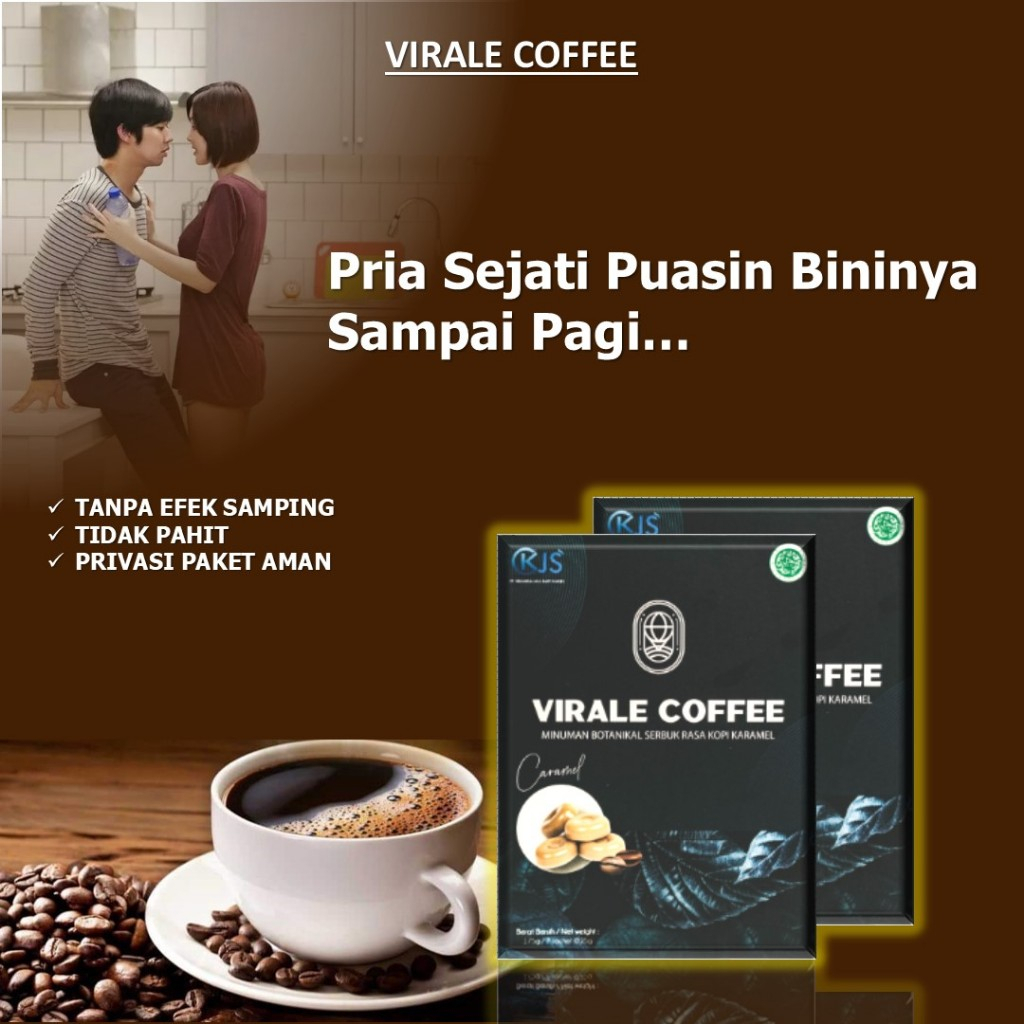 

Kopi Penambah Stamina Pria Dewasa VIRALE COFFEE Kuat Tahan Lama Bantu Atasi Ejakulasi Dini Original BPOM