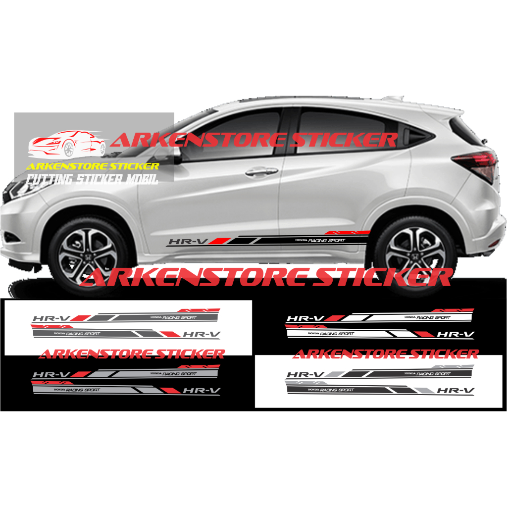 Sticker honda HRV sticker stiker mobil HRV sticker list HR-V