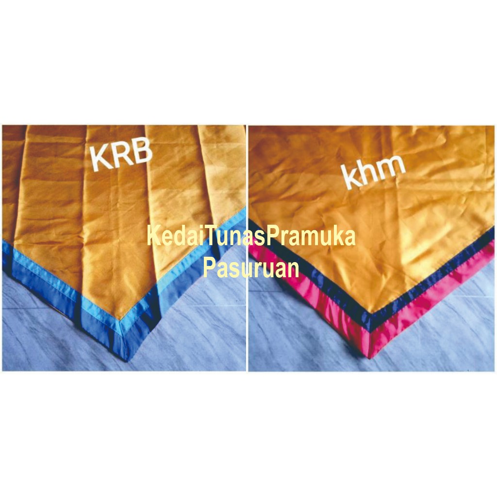 Scarf 3 Warna Scraf Slayer Sleyer Pramuka Outbond Kuning