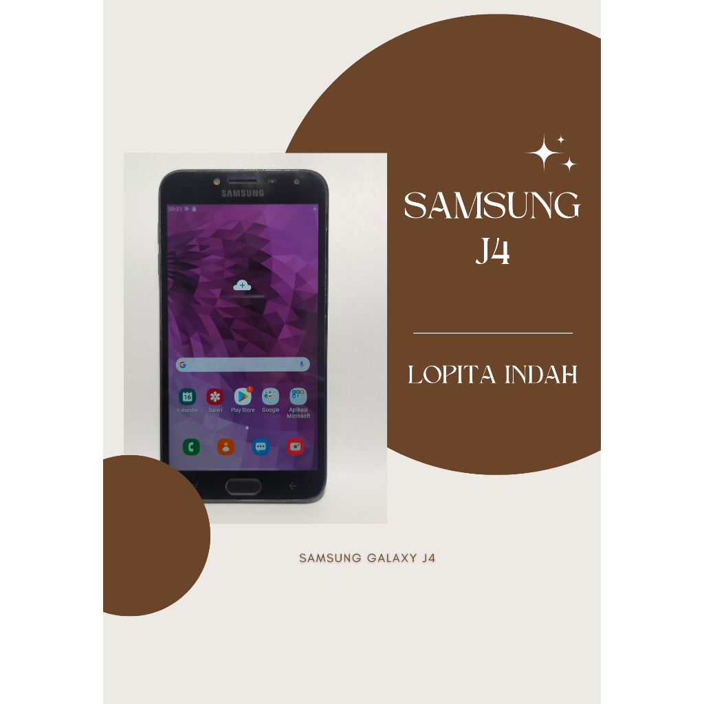 Samsung Galaxy J4  hp android second seken murah siap pakai