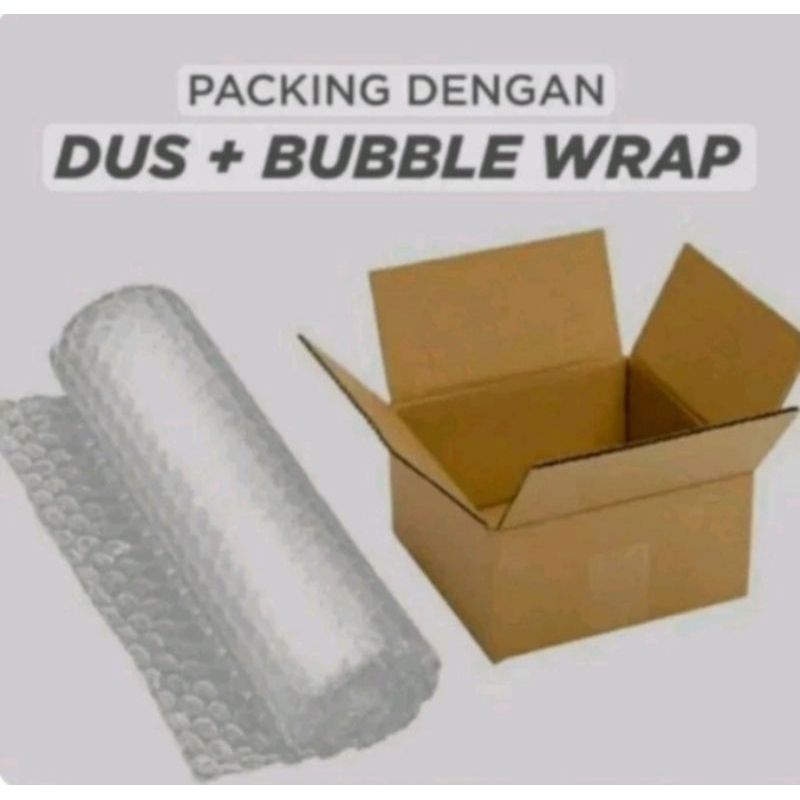 

TAMBAHAN PACKING DUS DAN BUBLE WRAP BIAR AMAN