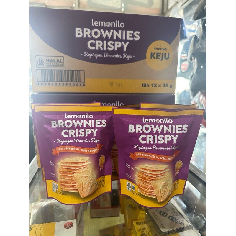 

Lemonio Brownis Crispi Keju