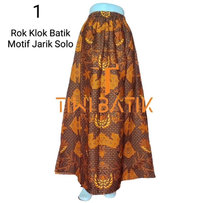Rok Klok Batik Motif Solo