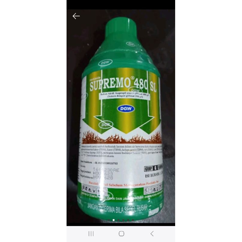 Herbisida Supremo 480SL