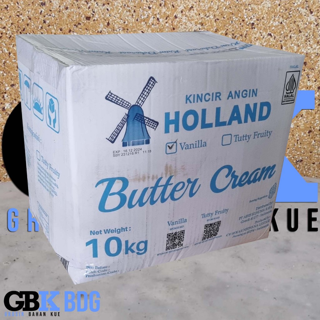 

Butter Cream Vanilla / Tutty Fruity Holland 10 Kg