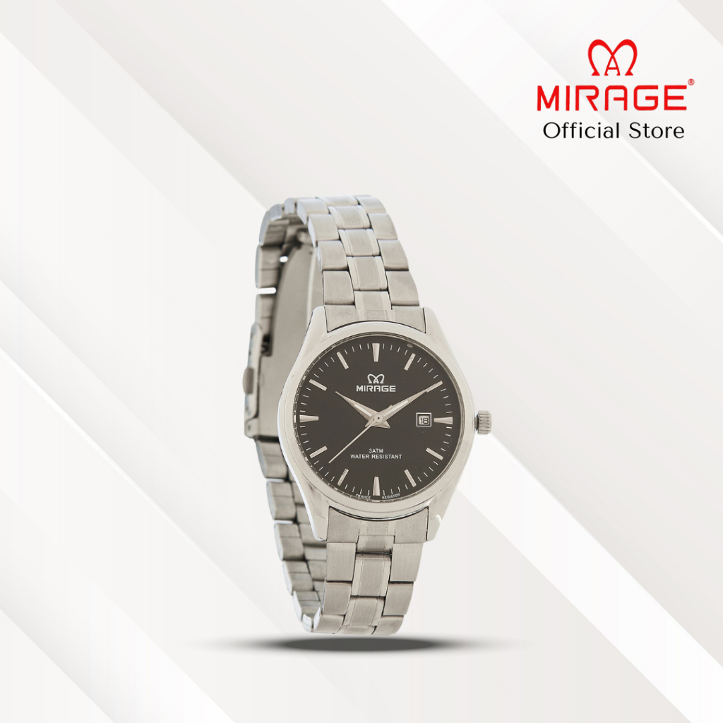 Mirage Jam Tangan Wanita Analog 8708 L Silver Original Stainless