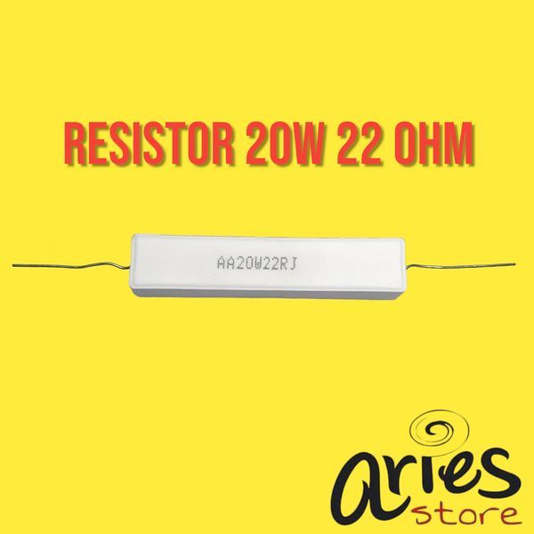 RESISTOR 20W 22 OHM PUTIH BAGUS