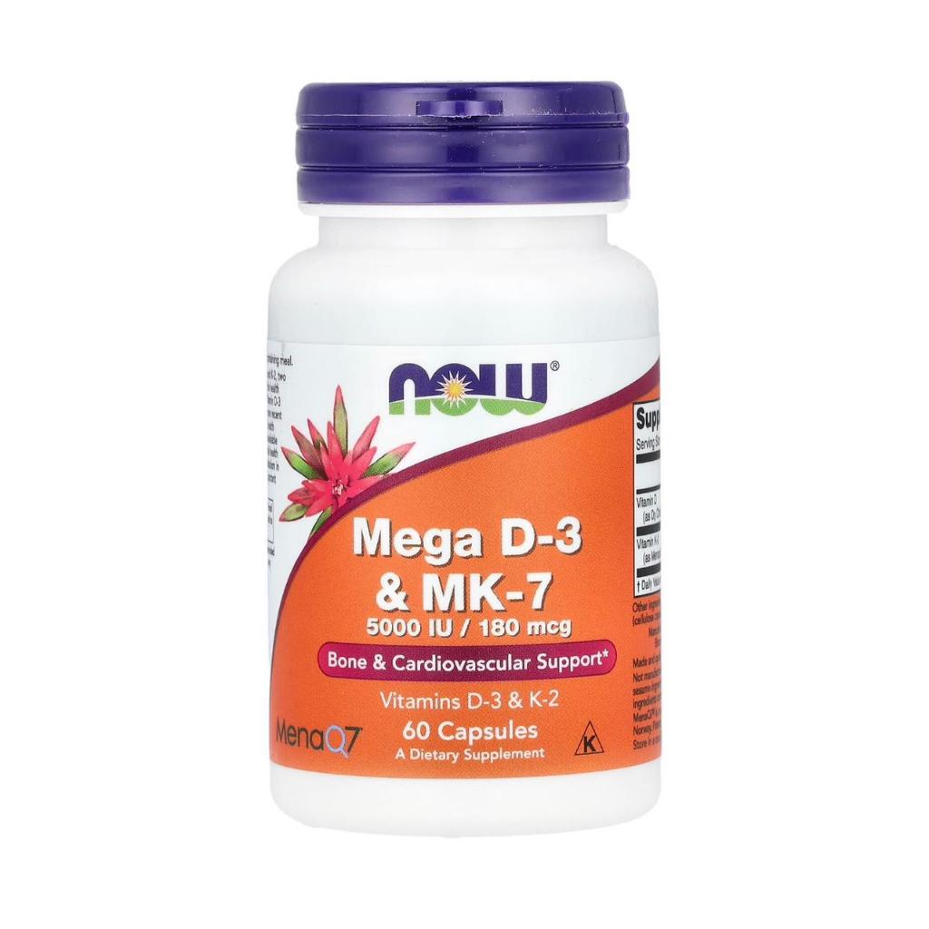 Citra Gardens Suplemen Vitamin Mega D3 D 3 Dan Mk7 Mk 7 5000Iu 180Mcg 60 Capsules - D3 5000 Iu + K2