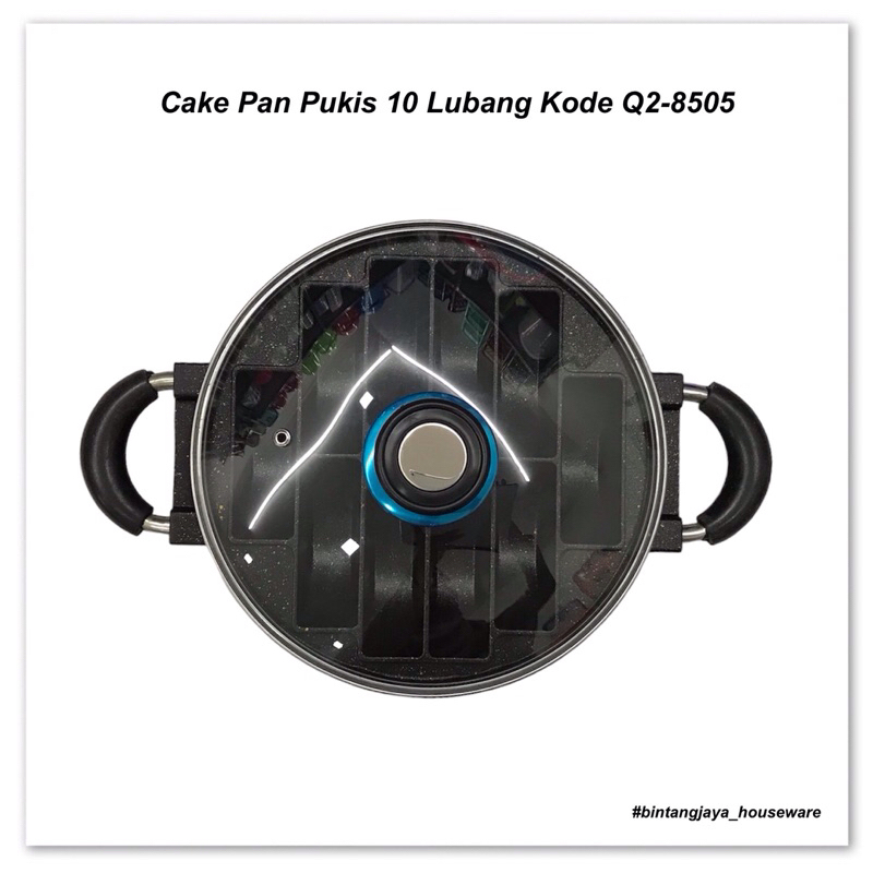 Cake Pan Q2-8505 Pukis 10 Lubang