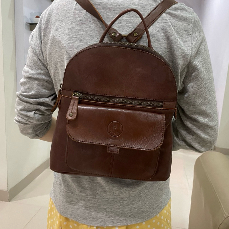ransel mini wanita kulit  preloved