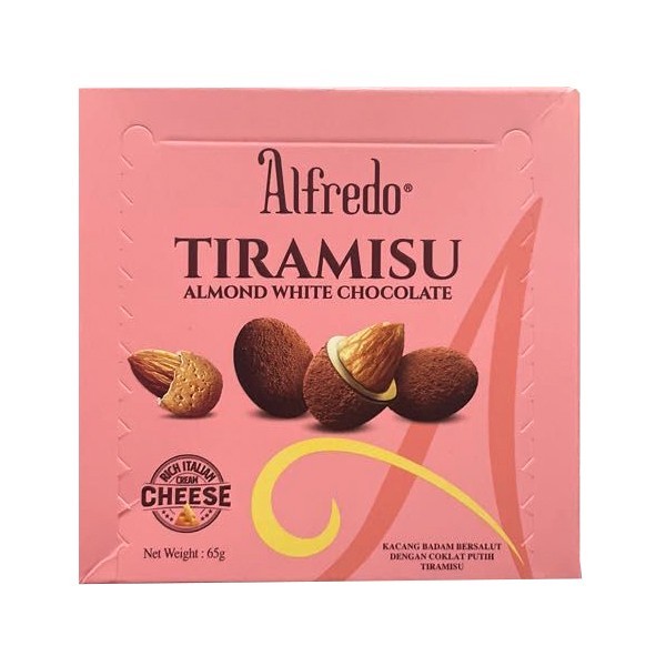 

Alfredo Tiramisu Almond White Chocolate 65 g