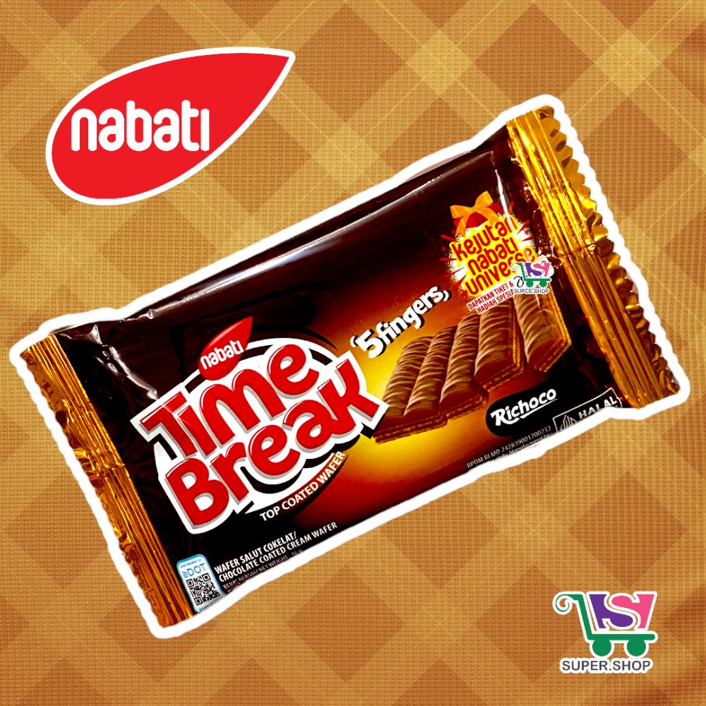 

Nabati Time Break Wafer Cokelat / Cheese 16 Gram SATUAN