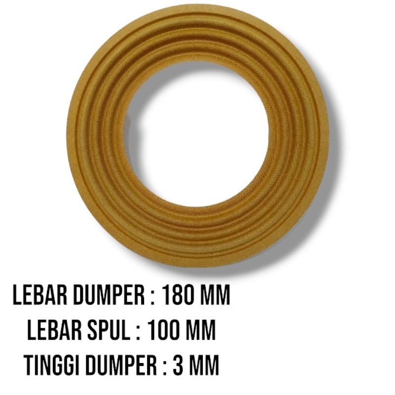 DAMPER SPEAKER TINGGI DEMPER SPEAKER 18 INCH MEMBRAN SPEAKER DAMPAR SPEAKER 18 INCH