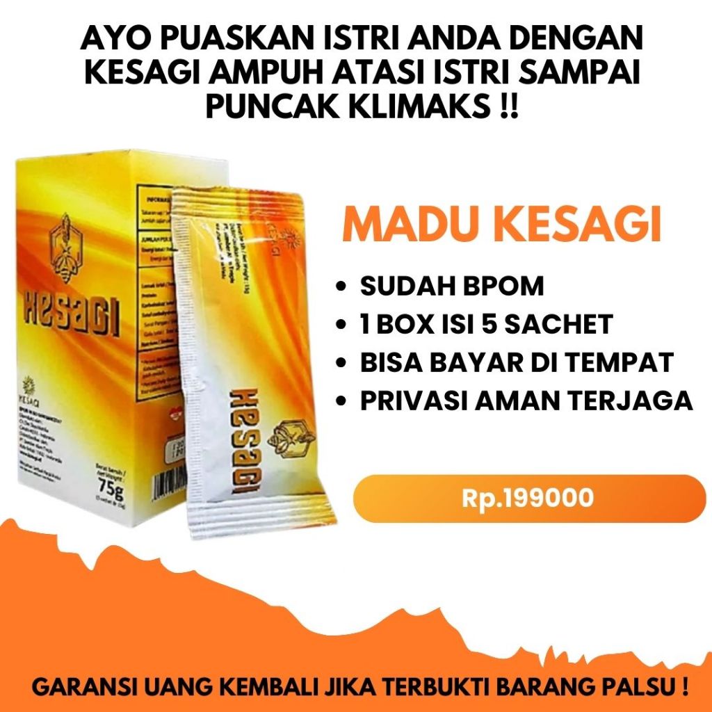 MADU KESAGI ASLI ORIGINAL OBAT KUAT HERBAL MADU KESAGI