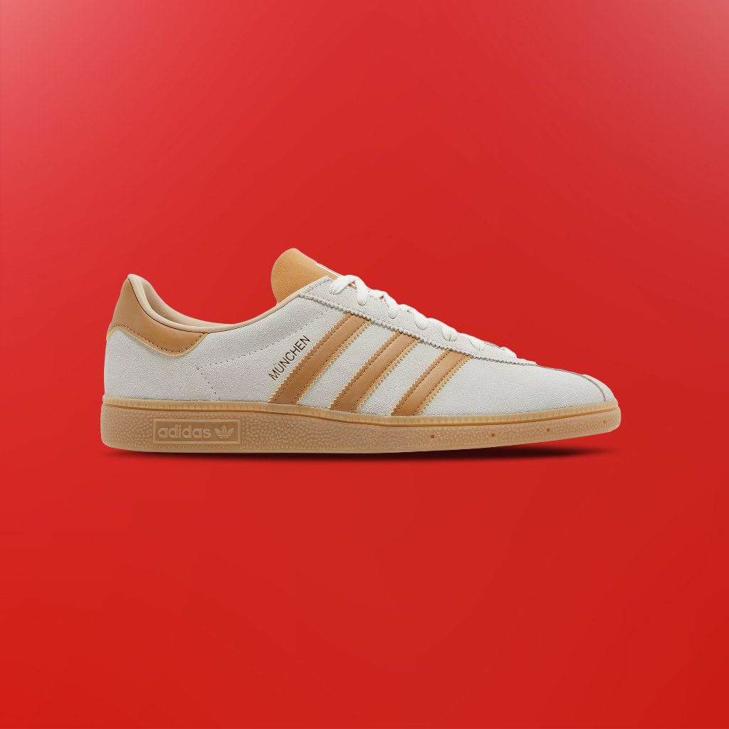 Adidas Munchen White Cream Mesa Gum 100% Original