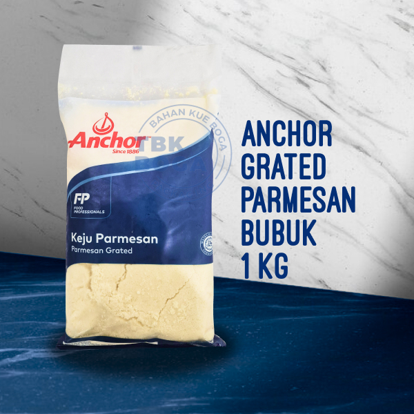 

Kejju Anchor Parmesan ( 1 kg ) Bubuk Parut Halus Grated Cheese