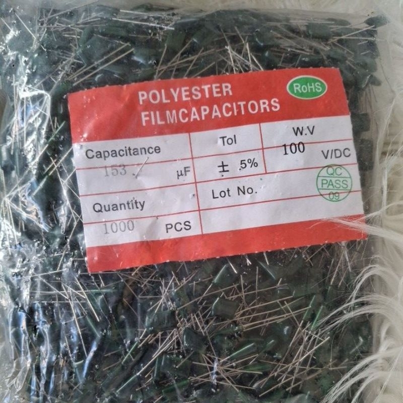1.000 pcs kapasitor milar 153 capacitor milar 15N