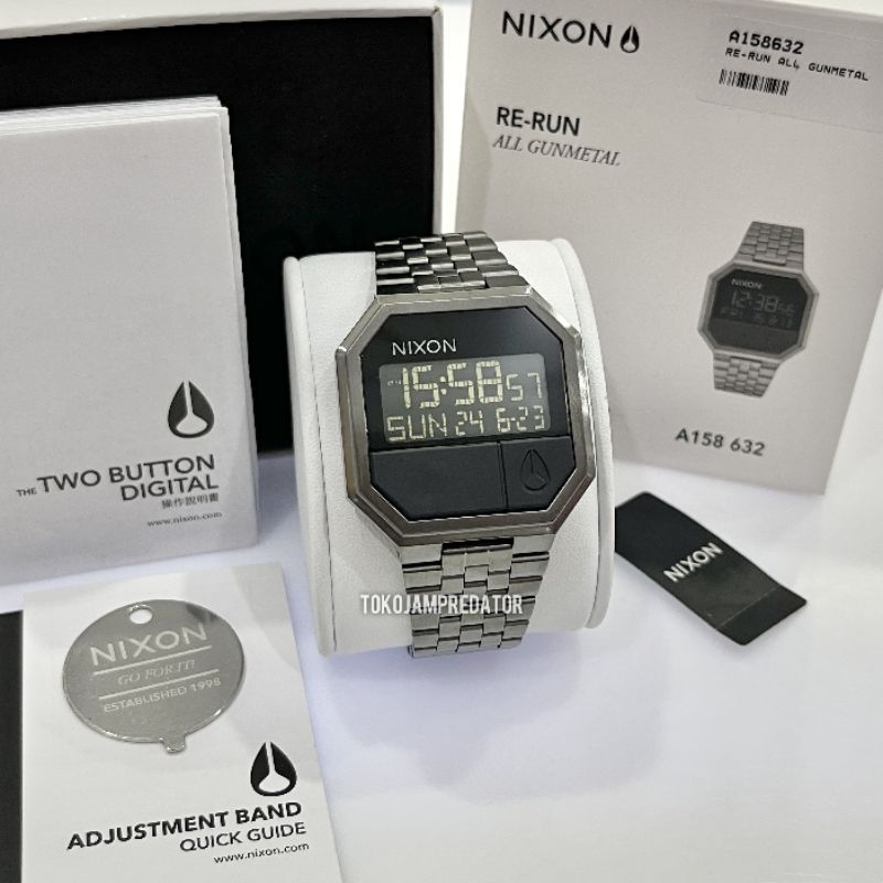 JAM TANGAN UNISEX PRIA/WANITA NIXON A158632 GREY ORIGINAL
