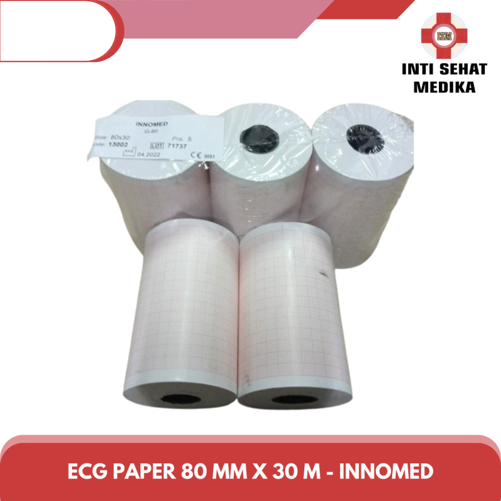 INNOMED - ECG Paper 80x30 / Kertas EKG / ECG Paper 80x30