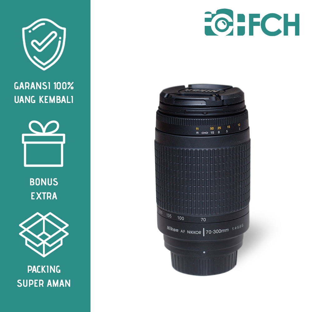 LENSA TELE NIKON 70-300MM AFD MULUS