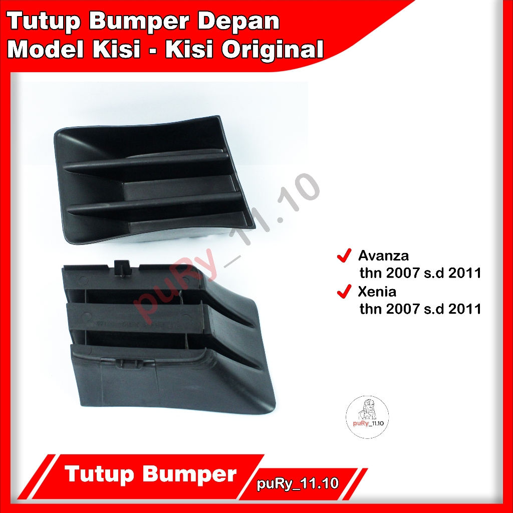 TUTUP BUMPER DEPAN AVANZA XENIA 2007-2011 ORIGINAL MODEL GARIS
