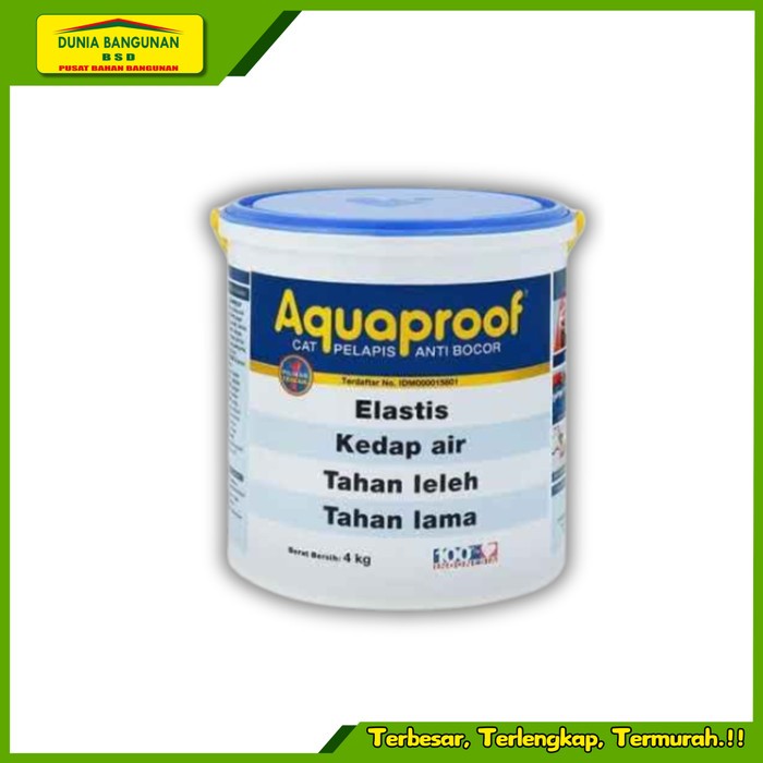 AQUAPROOF 011 Cat Pelapis Anti Bocor Warna Putih 4 Kg