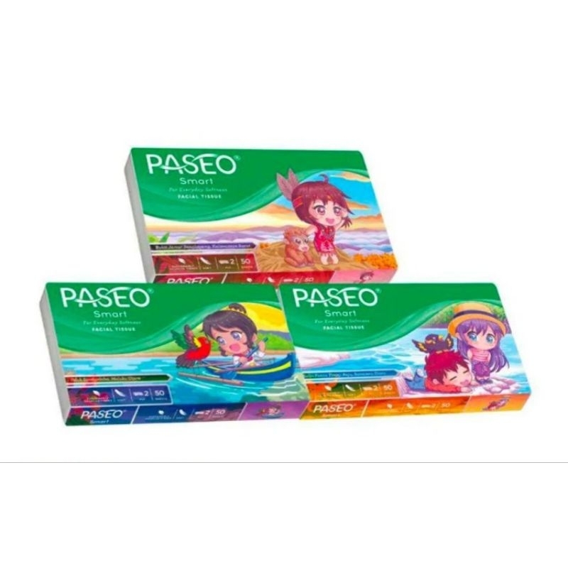 Tissue Wajah PASEO 50s / Tissue Wajah Kecil PASEO