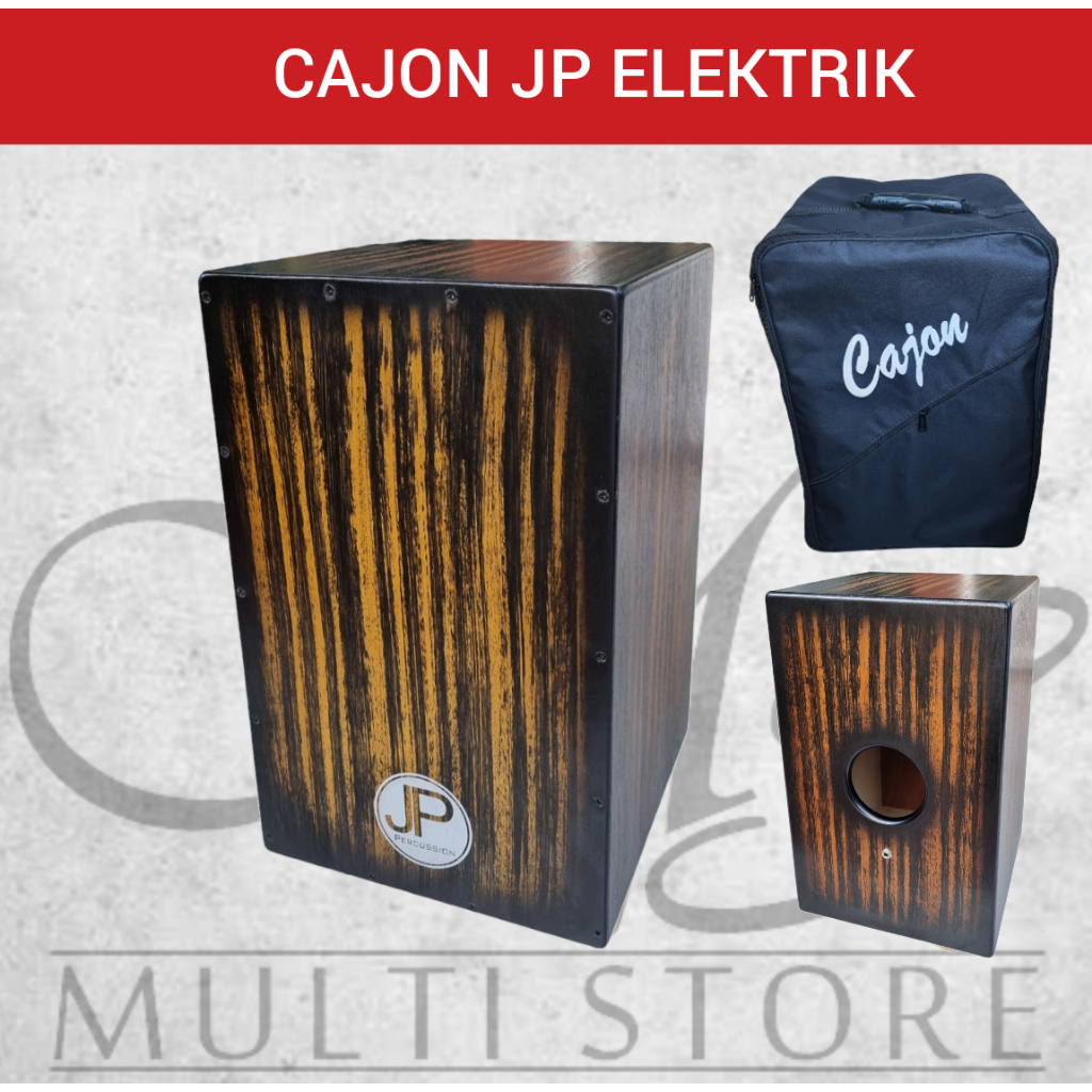 Cajon - Kajun - Kahoon - JP Percussion - Cajon Box Snare - Cajon Elektrik - ORIGINAL