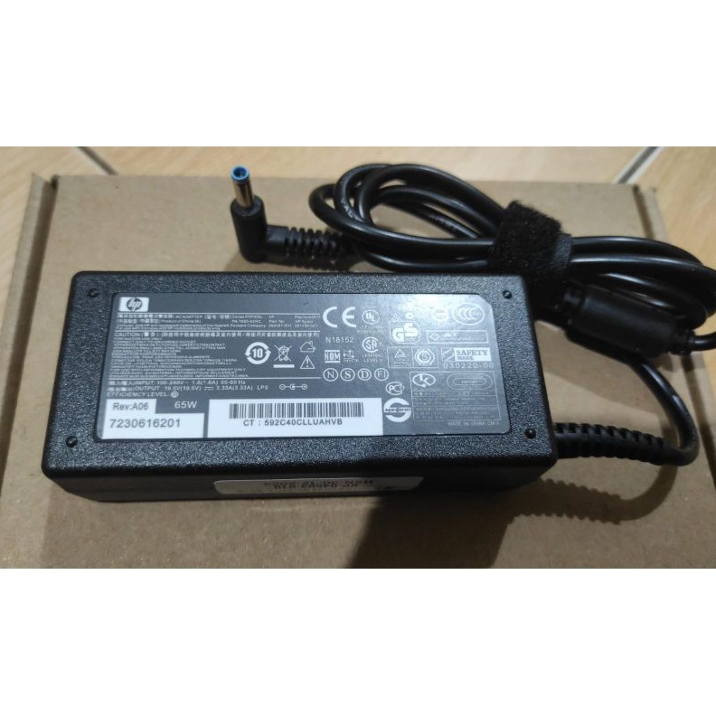 Adaptor Charger ORIGINAL Hp 14 Hp 14s Hp Envy 14 Hp Pavilion 15 14bs 14bs6tu 14bs11tu 14bs122tx 14bs