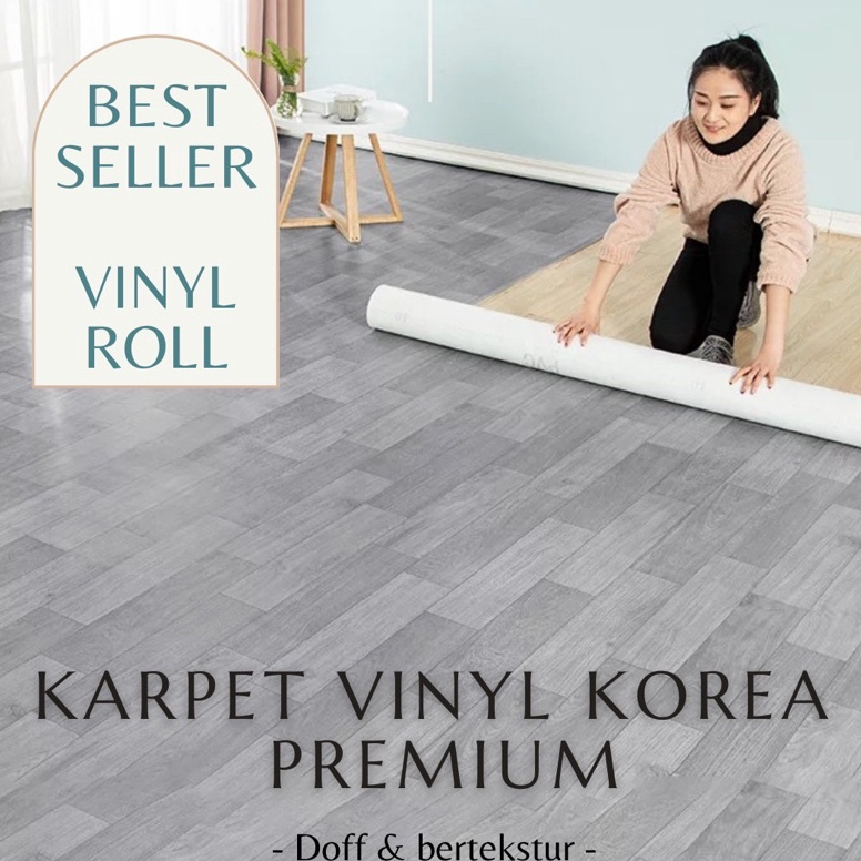KODE D86C KARPET VINYL KOREA PREMIUM  WALLPAPER LANTAI  PER 5 CM LEBAR 2 CM