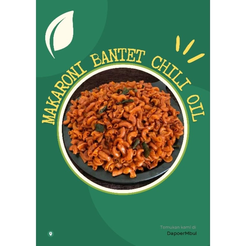 

Viral Makaroni Bantet Chili Oil Pedas Daun Jeruk Kemasan Pouch 1 Kg