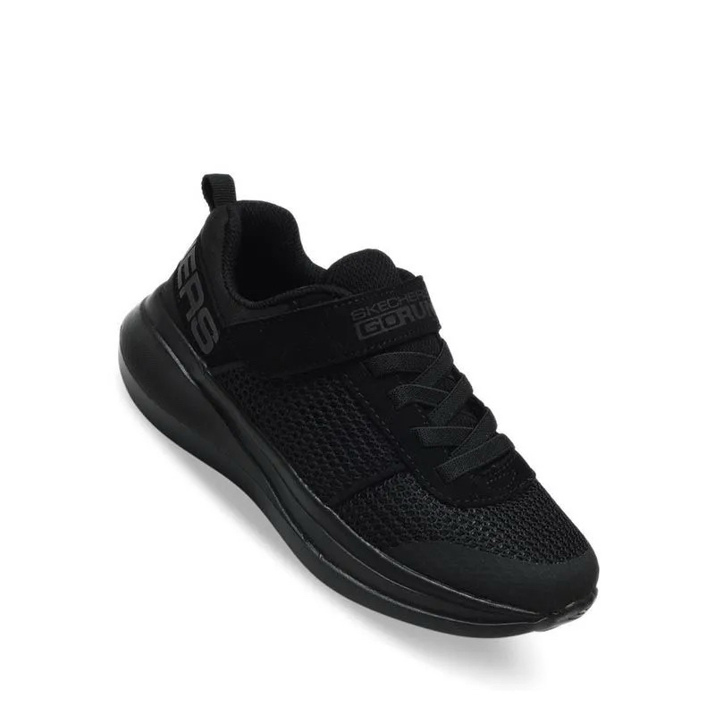 SEPATU SEKOLAH ANAK COWOK - SKECHERS Go Run Fast Boy's Shoes - Black