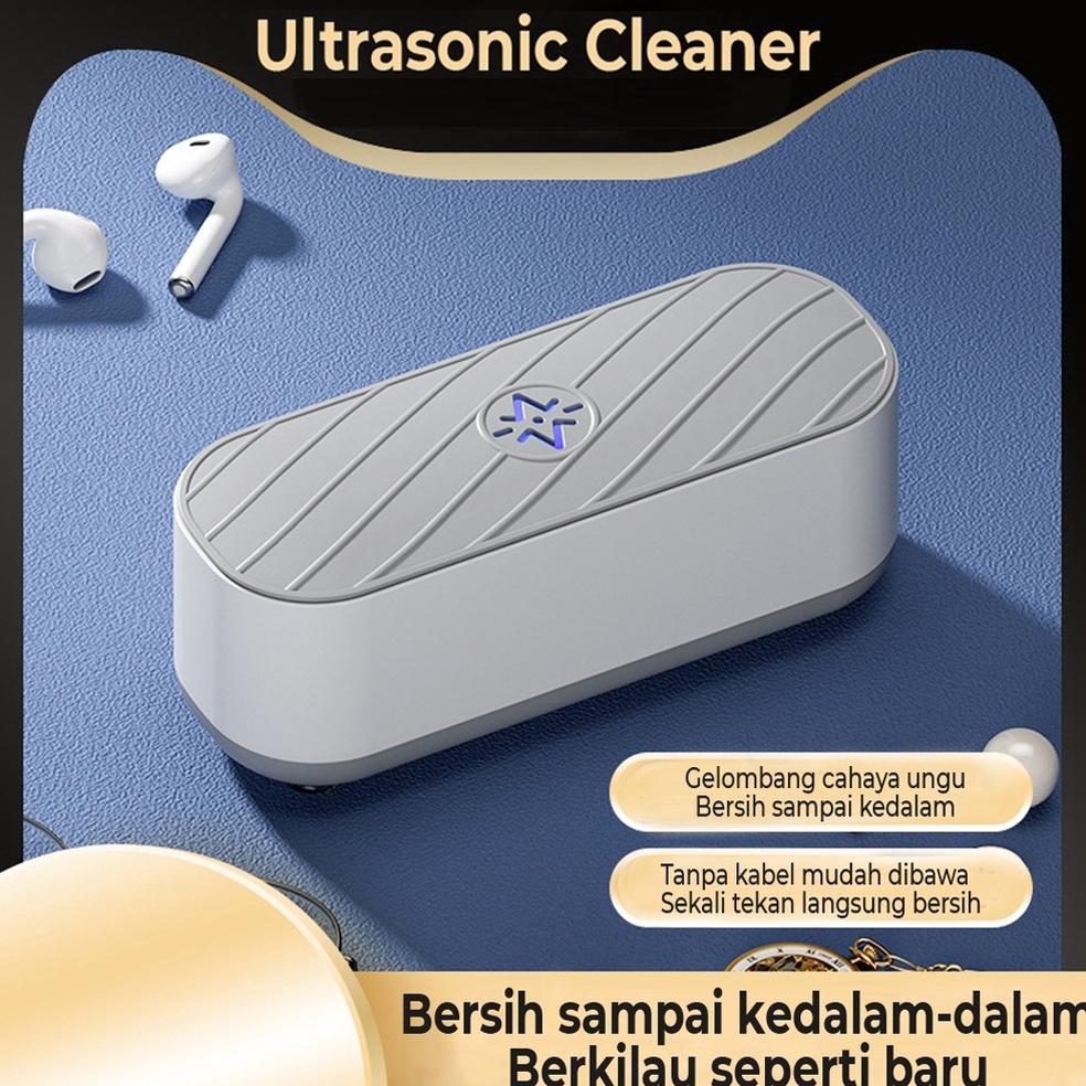 KODE T14X Pembersih multifungsi Pembersih getar untuk kacamata dan perhiasan Ultrasonic Cleaner Deng